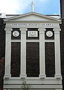 Королевское общество искусств. Деталь фасада. 1772—1774