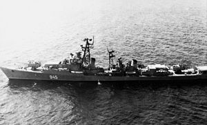 Эсминец «Зоркий» в 1967 году.
