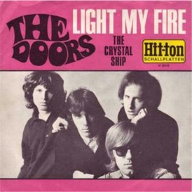 Обложка сингла The Doors «Light My Fire» (1967)