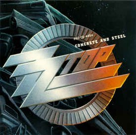 Обложка сингла ZZ Top «Concrete and Steel» (1990)