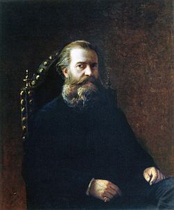 Портрет работы Н. Ге, 1873