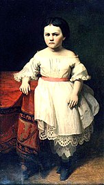 Портрет дочери Н.П.Семёнова (1865)