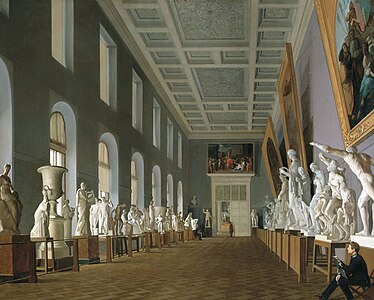 Вторая античная галерея в Академии художеств (1836)