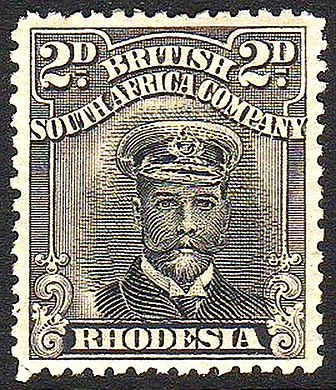 1913: Георг V в форме адмирала[en]; с дополнительной надписью «Rhodesia[en]» (Mi #123; Yt #42; SG #219)