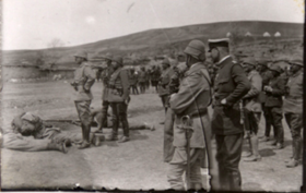 Энвер-паша во время Сарыкамышской операции. 1914 год.