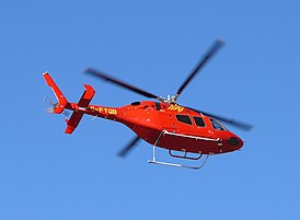 Bell 429 во время испытаний в аэропорту округа Лейк.