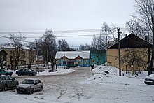 Привокзальная площадь зимой 2017 года