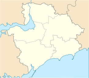 Каменка-Днепровская на карте