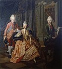 Анна Амалия Брауншвейгская с двумя сыновьями. Около 1773-1774, Фонд веймарского классицизма (нем.).