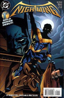 Обложка выпуска Nightwing vol. #1, сентябрь 1995 год