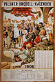 Календарь Pilsner Urquell на 1906 год