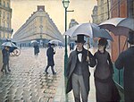 Гюстав Кайботт. «Парижская улица в дождливую погоду»