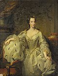 Мария Гессен-Кассельская, принцесса Великобритании. 1752 г. Частное собрание