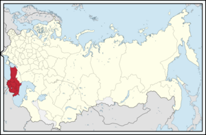 Кавказское наместничество на карте