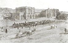 Железнодорожный вокзал Тифлиса. 1870-е годы.
