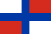 Предполагаемый[2] проект флага корабля «Орёл» (1668−1670), а также флаг российских кораблей при штурме Азова в 1696 году[3]