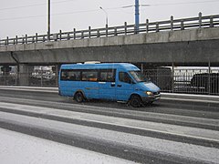 Луидор-223206 (MB Sprinter Classic) на маршруте № 577 (маршрутка Новой Москвы) на Профсоюзной улице города Москвы, 2023