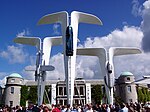 The Rolls Royce Central Display at the 2004 Goodwood Festival of Speed. Designed by Gerry Judah