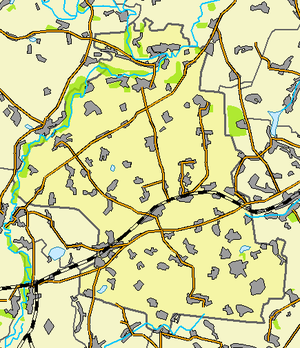 Козельщинский район на карте