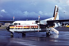 Самолёт Fokker F-27 (VH-MMR) в ливрее ASA