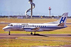 Saab 340 (VH-THC) в старой ливрее (Сидней, январь 1999)