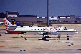 Fairchild Swearingen Metroliner в старой ливрее