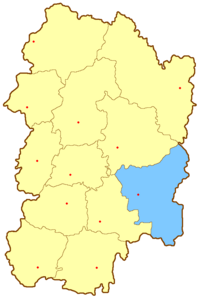 Сапожковский уезд на карте