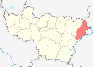 Гороховецкий район на карте