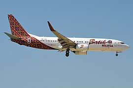 Boeing 737-800 (9M-LNC) в ливрее Batik Air