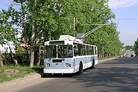 Троллейбус ЗиУ-682Г, прошедший КВР, в Нижнем Новгороде, 2005 г.