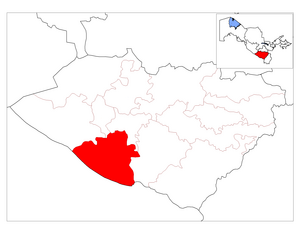 Нишанский район на карте