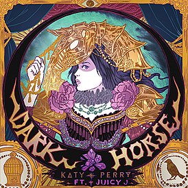Обложка сингла Кэти Перри «Dark Horse» (2013)