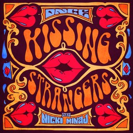 Обложка сингла DNCE при участии Ники Минаж «Kissing Strangers» (2017)