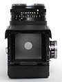 Фокусировочный экран среднеформатной камеры Rolleiflex.