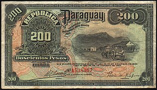 Парагвайский песо 1920 года