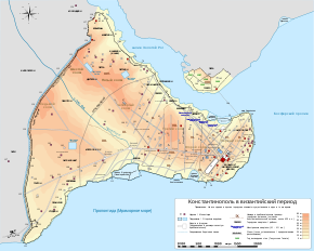 План византийского Константинополя