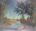 Otto Reiniger: Neckarlandschaft, 1903