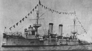 Крейсер «Ёсино» в 1892 году