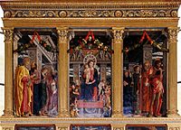 Алтарь Сан-Дзено. 1456—1459. Верона, церковь Сан Дзено