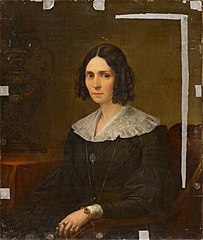 Софья Григорьевна Чернышёва, портрет работы Т. Е. Мягкова, 1843 г.