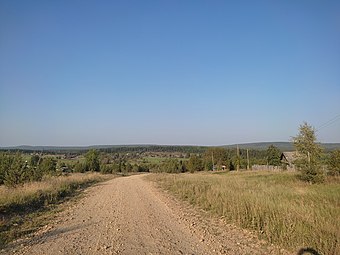 Гороблагодатский тракт в районе Серебрянки