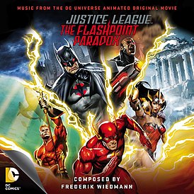 Обложка альбома Фредерика Видмана «Justice League: The Flashpoint Paradox (Music from the DC Universe Animated Original Movie)» ()