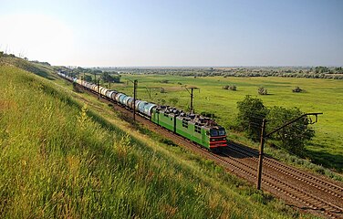 Электровоз ВЛ80Т-1341 с поездом