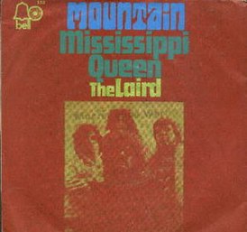 Обложка сингла Mountain «Mississippi Queen» (1970)