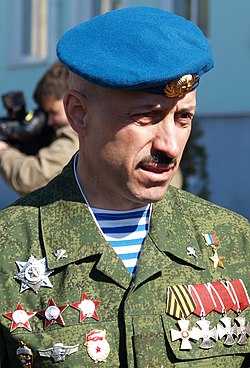 Герой России гв. подполковник А.В. Лебедь