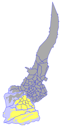 Округ Хирвенсало-Какскерта на карте