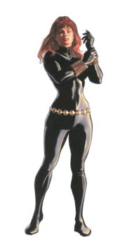 Чёрная вдова на варианте обложки комикса Black Widow (Vol. 8) #2 (октябрь 2020). Художник — Алекс Росс.