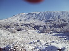 Вид на верхнее плато Чатыр-Дага с нижнего