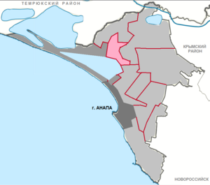 Виноградный сельский округ на карте