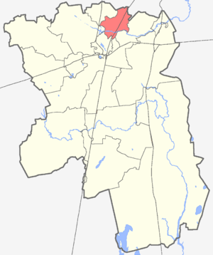 Веревское сельское поселение на карте